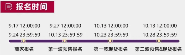 2023年双十一报名节点大全，建议收藏！